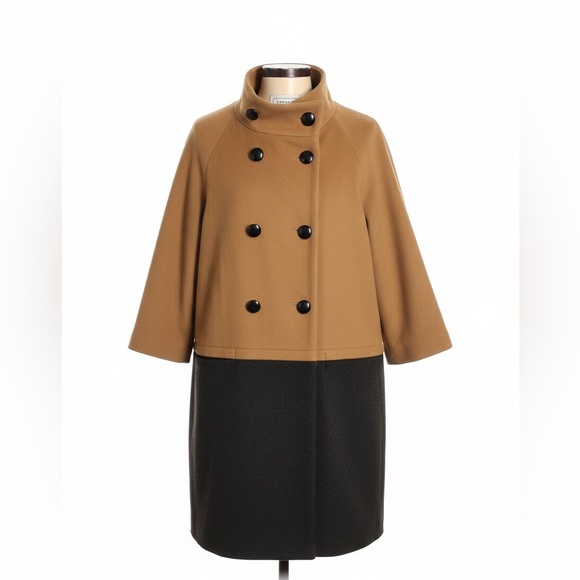Coach 1941 Wool & Angora Colorblock Double Breasted Coat P/S #Archive #CEO - Picture 5 of 13